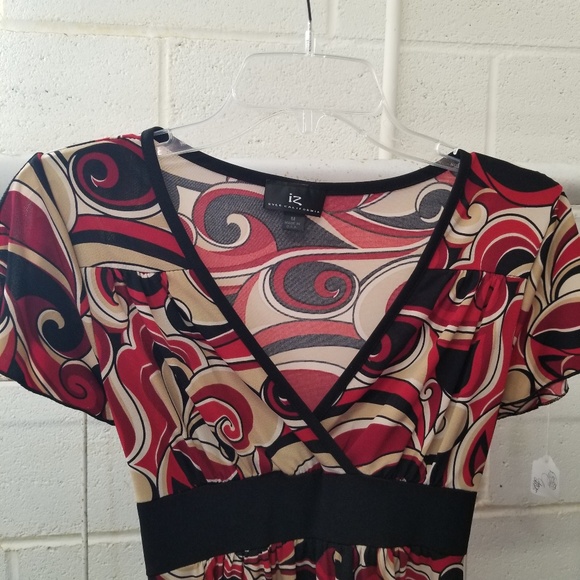 Byer California Medium Print Flowy Summer Blouse - Picture 2 of 8